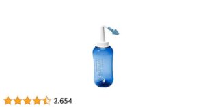 RSSZL Garrafa de lavagem nasal 300 ml Neti Pot Sinusal Rinse Garrafa Limpador de Nariz Irrigação Nasal para Adultos e Crianças Livre de BPA
