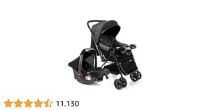 Cosco Kids, Travel System Reverse, Preto Rajado