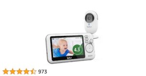 TakTark Babá Eletrônica Câmera, 4.3" Monitor de Bebe